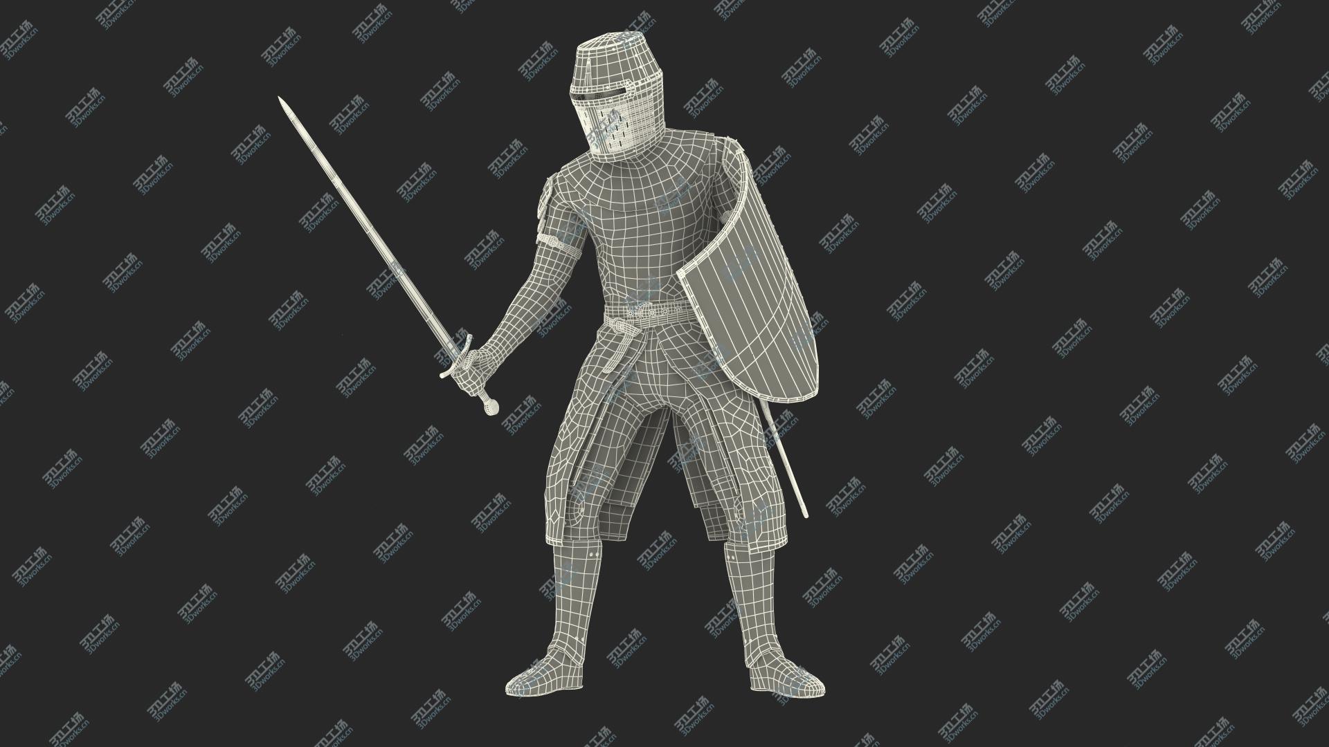 images/goods_img/202104092/Crusader Knight Templar Attack Pose 3D/4.jpg